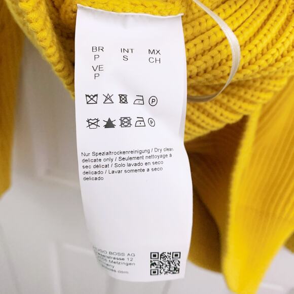 Hugo Bodd Fonatella Yellow Knit Sweater - Picture 2 of 10